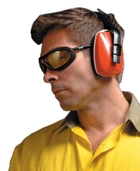 Баллистические очки защитные с уплотнителем Pyramex XS3 Plus (Anti-Fog) (amber) желтые - изображение 3