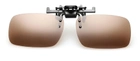 Поляризационная накладка на очки RockBros коричневая маленькая - зображення 2