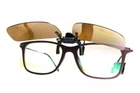 Поляризационная накладка на очки RockBros коричневая маленькая - изображение 3