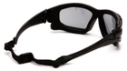 Баллистические очки защитные с уплотнителем Pyramex i-Force XL (Anti-Fog) (gray) серые - изображение 4
