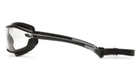 Баллистические очки защитные с уплотнителем Pyramex XS3 Plus (Anti-Fog) (clear) прозрачные - изображение 3