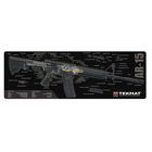 Коврик для чистки оружия TekMat 30 см х 91 см с чертежом AR-15 3D