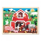 Деревянные пазлы в рамке Ферма 24 элемента Melissa & Doug