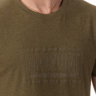 Футболка Magnum Essential T-Shirt OLIVE GREY MELANGE XXL Зелений (MGETOGM) - зображення 4