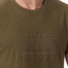 Футболка Magnum Essential T-Shirt OLIVE GREY MELANGE M Зеленый (MGETOGM)  - изображение 4