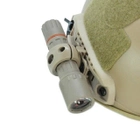 Кріплення для ліхтаря ACM FAST & MICH Helmet Rails Single Clam 254 mm DE 2000000036496 - зображення 3
