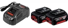 Набор Bosch Professional 2 аккумулятора GBA 18V 5,0 Ah + ЗУ GAL 1880 CV (1600A00B8J)