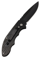 Нож складной черный A863 Без бренда (t6380) - изображение 2