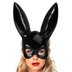 Маска Кролик PlayBoy Lux (черная)