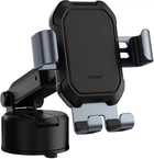 Автодержатель для телефона Baseus Tank gravity car mount holder with suction base Tarnish Черный (SUYL-TK01)