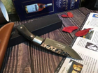 Охотничий нож нескладной ручная робота Стальной Ручной работы Для кемпинга С чехлом MAD BULL B09 - изображение 6