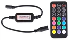 RGB-контроллер Venom mini RF радио с пультом ДУ 21 кнопка Black (LDC-RF-6A-21)