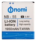 Аккумулятор для Nomi NB-55, i505 Jat Space 1950мАч