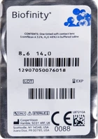 Контактні лінзи Biofinity BC=8.6 DIA=14.0 PWR=-6.50 1 лінза