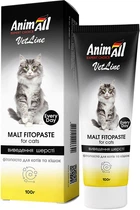 Фитопаста AnimAll VetLine для выведения шерсти для котов 100 г (4820150206642)
