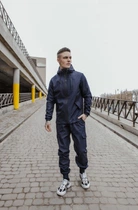 Мужской костюм демисезонный куртка и штаны Intruder Softshell Easy 0018 XXL (52) Синий (IN - 0018/3 E)