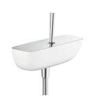 Кран для душової кабіни однозахватний HANSGROHE PURAVIDA білий латунь без душового набору 15672400