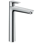 Cмеситель для умывальника с высоким изливом HANSGROHE TALIS E хром латунь с донным клапаном 71716000