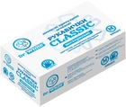 Перчатки медицинские Dr. White Classic Латексные Опудренные размер M 100 шт (4820176661333) - изображение 1