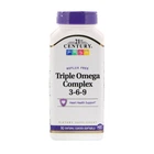 Омега 3-6-9 21st Century Triple Omega Complex 3-6-9 90 капсул