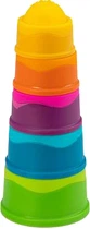 Пирамидка тактильная Чашки Fat Brain Toys dimpl stack (F293ML) (811802026798)