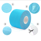 3ШТ Кинезио Лента Тейп Кинезиологическая Kinesiology Tape 5см х 5м (5080750х3) - изображение 3