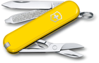 Складной нож Victorinox CLASSIC SD Colors Sunny Side 58мм/1сл/7функ/желт /ножн Vx06223.8G - зображення 1