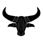 Мішень одноколірна Голова буйвола (А3) - зображення 1