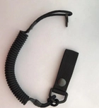 Тренчик шнур страховочный 35-100 см для пистолета черный (036) - изображение 1