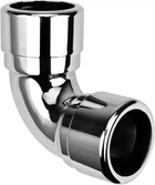 Колено латунное McALPINE 32A-CB 32х32 мм 90 градусов хром (5036484018939)