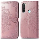 Кожаный чехол-книжка Art Case с визитницей для Xiaomi Redmi Note 8T Розовый Без бренда