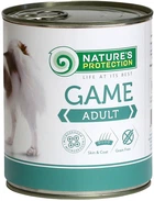 Вологий корм для собак Nature's Protection Adult Game з м'ясом дичини