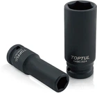 Головка торцевая ударная, длинная Toptul 6-гранная 1/2" 41 мм (KABE1641)