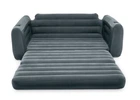 Двухместный надувной диван Intex Pull-Out Sofa трансформер Черный 203х224х66 см (IP-171848)