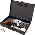 Кейс MTM Handgun Storage Box 804 для пистолета/револьвера с отсеком под патроны (24,9x16,0x5,1 см). 17730878 - изображение 1