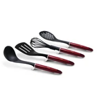 Набір кухонних приладдя 4 предмета Berlinger Haus Metallic Line Burgundy Edition BH-6235