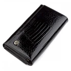 Женский кожаный кошелек ST Leather 18433 (S9001A) Черный