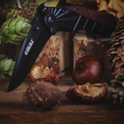 Нож раскладной Sigma 120 мм рукоятка Дерево-металл (4375801) - изображение 13