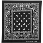 Бандана Rockway Огірки білі на чорному тлі Чорний (00000001595)