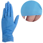 Перчатки нитриловые без талька голубые размер S 1 пара (0096277) - изображение 1