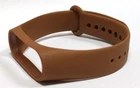 Силиконовый ремешок для фитнес браслета Xiaomi Mi Band 3 4 Brown Коричневый