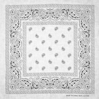 Бандана Rockway Огурцы черные на белом фоне Белый (00000001598)