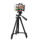 Штатив для фотоаппарата смартфона TRIPOD 3120A Black телескопический алюминиевый для телефона и камеры