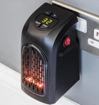 Портативный мини электрообогреватель с регулировкой температуры Handy Heater 400W Черный