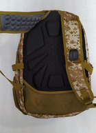 Туристичний, тактичний рюкзак BoyaBy 60 л вбудований USB порт Камуфляж - зображення 3