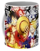 Чашка Geek Land біла Великий куш One Piece екшен OP.02.010