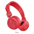 Бездротові Bluetooth навушники Hoco W25 Promise (Bluetooth, AUX, A2DP, AVRCP, HSP та HFP) - Червоний