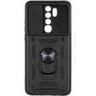 Ударопрочный чехол Camshield Serge Ring для Xiaomi Redmi Note 8 Pro Черный Без бренда