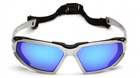 Баллистические очки Pyramex HIGHLANDER SILVER Ice Blue Mirror - изображение 2