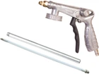 Пневмопістолет продувний Mastertool Ø 5 мм 270 л/хв 2-4 бари + гнучкий шланг 30 см (81-8702)